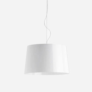 Pedrali Lighting Time L001S suspension lamp with single polycarbonate diffuser White BI 52 cm - Buy now on ShopDecor - Discover the best products by PEDRALI design