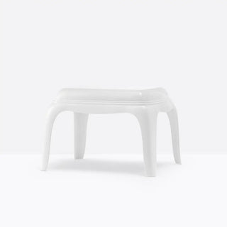 Pedrali Pasha 661 polycarbonate pouf White BI - Buy now on ShopDecor - Discover the best products by PEDRALI design