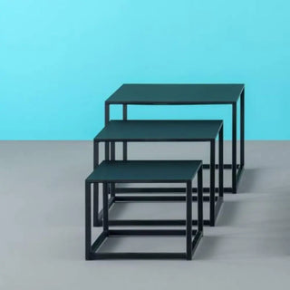Pedrali Code set 3 coffee tables with solid laminate top - Buy now on ShopDecor - Discover the best products by PEDRALI design