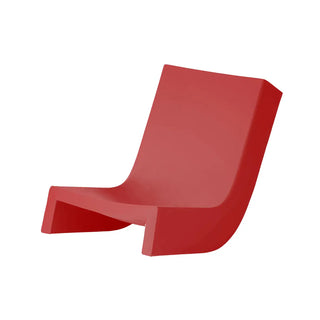 Slide Twist Chaise longue Polyethylene Flame red - Buy now on ShopDecor - Discover the best products by SLIDE design