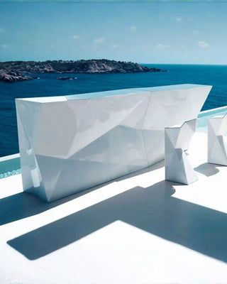 Vondom Faz Bar counter end side element in polyethylene - Buy now on ShopDecor - Discover the best products by VONDOM design