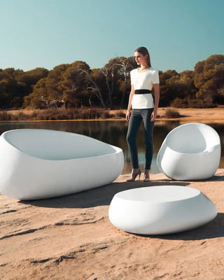 Vondom Stone low coffee table in polyethylene - Buy now on ShopDecor - Discover the best products by VONDOM design