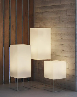 Vondom Vela High LED floor lamp in Ice White 2101 polyethylene - Buy now on ShopDecor - Discover the best products by VONDOM design